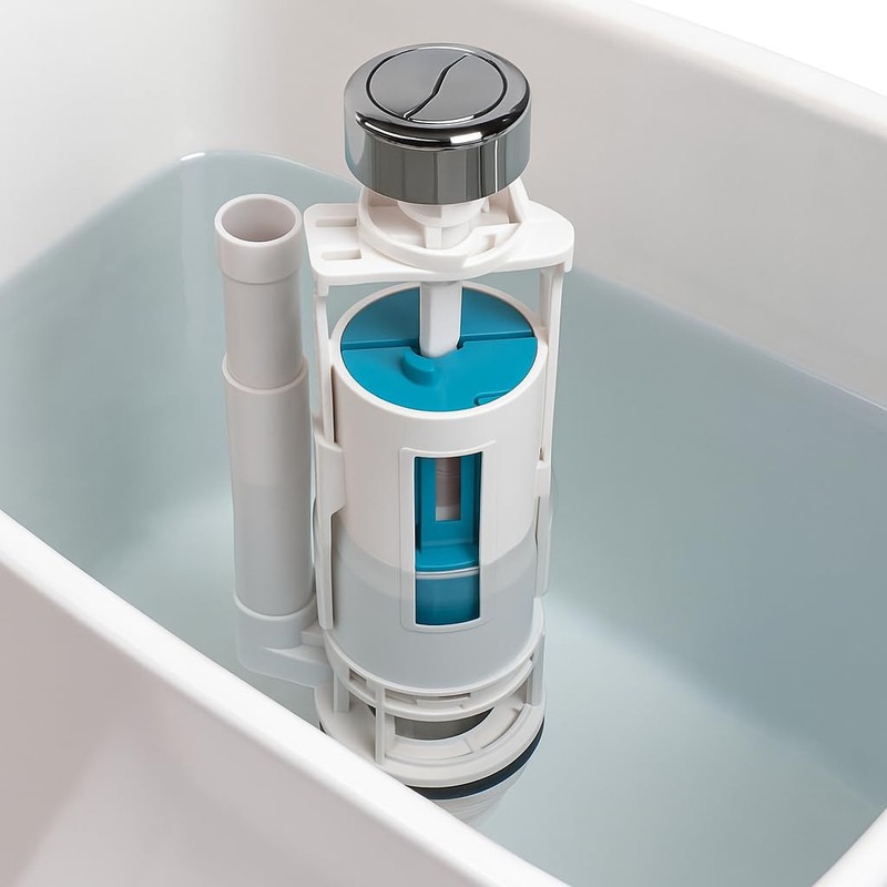 Kudos-Trading Dual Flush Universal Adjustable Cistern Valve Water-Saving, Easy Installation