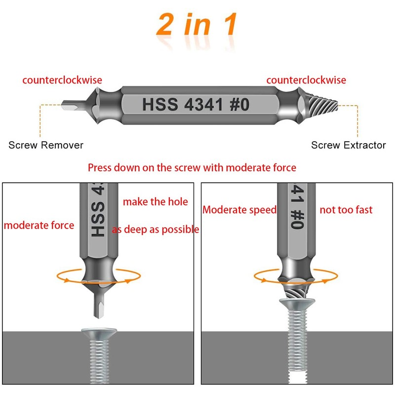Gifts for Men,Damaged Screw Extractor Set-Valentines Day Gifts for Him
