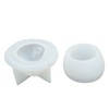 Mushroom Jar Silicone Molds Easy Demoulding Flexible Reusable Container Box