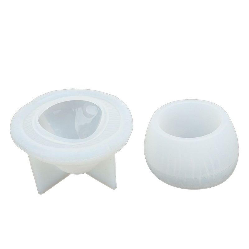 Mushroom Jar Silicone Molds Easy Demoulding Flexible Reusable Container Box