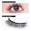 40 Pieces Fake Lashes No Glue Apply False Lashes Eyelash