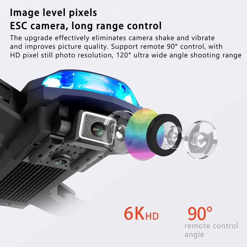 GP2 5G WIFI Optical Flow Drone Long Endurance Foldable RC