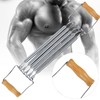Chest Expander,Wooden Handle Detachable Spring Spring ex Home Exercise Muscle