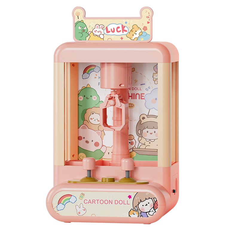 Mini Kids Claw Machine Miniature Twisting Balls Dolls Grabbing Machine