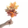 Factory Direct Craft Set of 6 Artificial Fall Maple Leaf