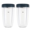 Blender Cups Replacement for Nutribullet Blender 24oz Cups with Lid,