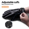 POONWEI Leather Gloves For Men,Winter Warm Touch Screen Motor Gloves,Soft