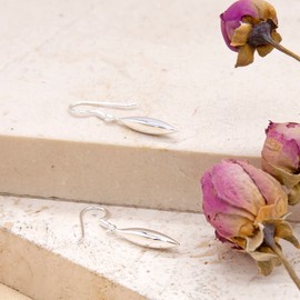 Tuscany Silver Women's Sterling Silver Oblong Drop Earrings