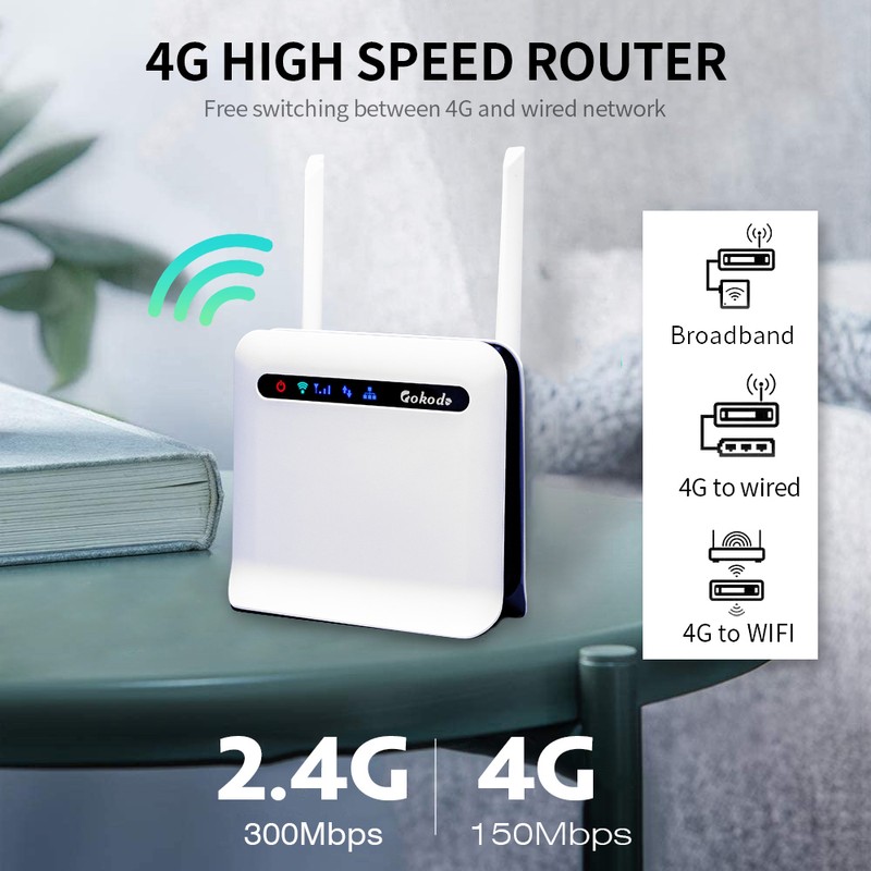 Wireless router 300M vertical full network through-wall industrial-grade CPE portable