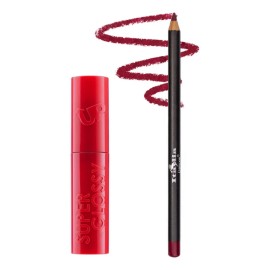 Combo Gloss Super Glossy Pink Up + Delineador Italia Deluxe