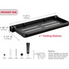 NONGKANG 2pcs RV Aluminum Folding Shelf Wall-Mounted 2-Pack | 90°