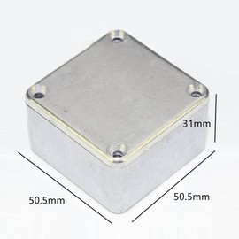 MACHSWON Junction Box 50.5mmx50.5mmx31mm Aluminum Junction Boxes Waterproof Dustproof Outdoor Project Box Cable Connection Protective Enclosure