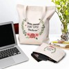 Rhdekoein Teacher Tote Bag and Pouch Small Bag Cotton Bag