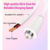Yaekea 2.7Ft Magnetic USB DC Charger Cable 6mm Single-Pin Replacement