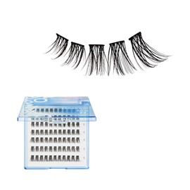 Broadway Lash Clusters, 9-16mm 77 pcs Assorted Natural Wispy False Eyelashes, Customizable DIY Individual Lash Extensions for Beginners, Lightweight & Comfortable Wide Band, Great for Everyday Glam