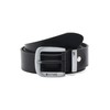 MUSTANG Men's Leather Belt, black