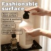 UKIAF 12 Inch Black Frosted Aluminum Material Shower Niche Shelf