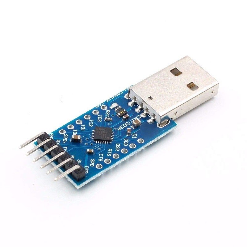 TECNOIOT CP2104 USB to RS232 TTL UART 6PIN Connector Module