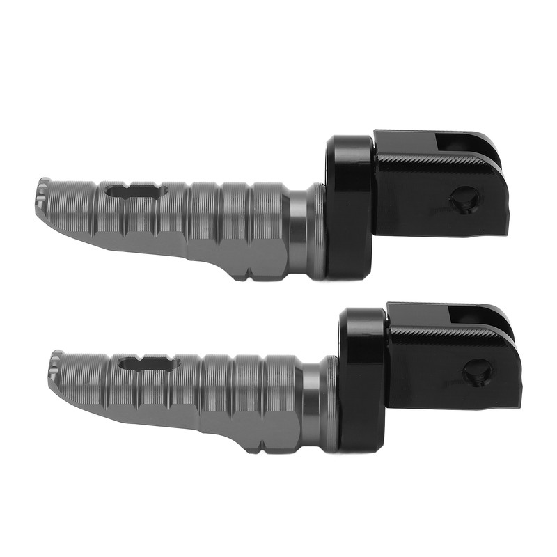 Motorcycle Front Footrests Aluminium Alloy Anti Slip Replacement for MV