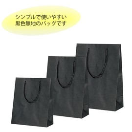 Shimojima Heiko Handbag, Paper Bag, K Bag, T3, Black, 6.7 x 3.3 x 9.1 inches (17 x 8.5 x 23 cm), 10 Sheets