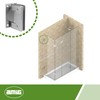 Amig - Model A Hinge for Shower Matte Nickel |