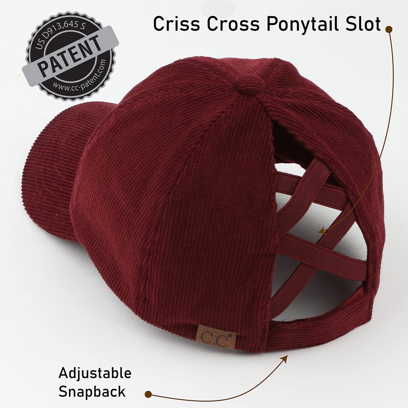 C.C Exclusives BT-780 - Gorra de béisbol de algodón Desgastado