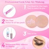 Face Makeup Glue for Rhinestones, Shynek Cosmetic Face Glitter Glue