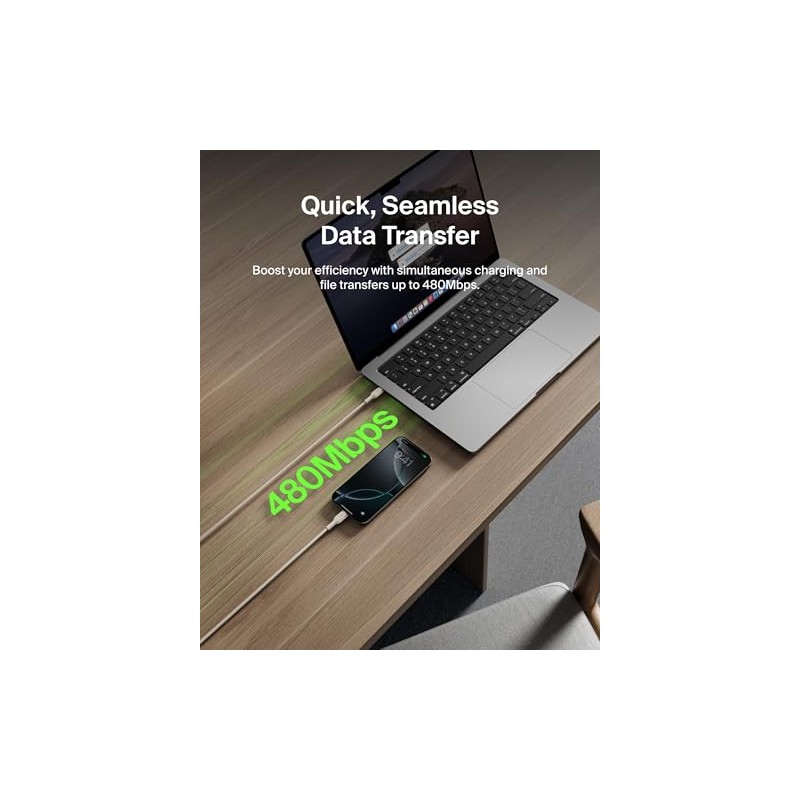 Belkin Cable Eco USB-C a USB-C de 6.6 pies, 60