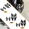 HCmotorku Motorcycle Floorboards Set Driver Passenger Footboards Front Rear Foot