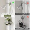 Skyapex Shower Caddy Hanging: Adjustable Height, Rustproof Shelves with Hooks,