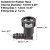 X AUTOHAUX 2pcs Fuel Line Quick Connect 90 Degree for