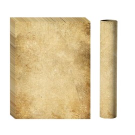 Goefun 100 hojas de papel vintage, papel pergamino para impresión, papelería envejecida para escritura de cartas, certificados, álbumes de recortes, c