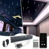 Meteor Effect Fiber Optic Light Kit, 3W 120pcs*0.04in*13.1ft/4m Shooting Stars
