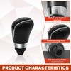 nuoozy 5 Speed Manual Transmission Gear Shift Knob Cover Compatible