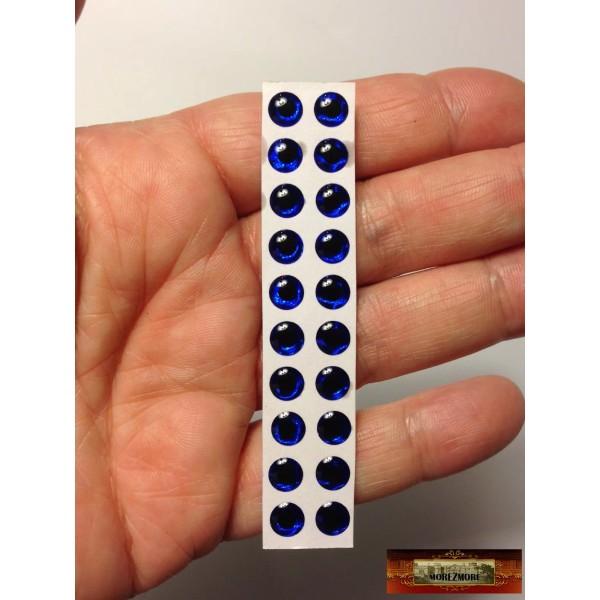 Morezmore M01401 MOREZMORE 20 3D Eye Stickers Puppet Doll Iris