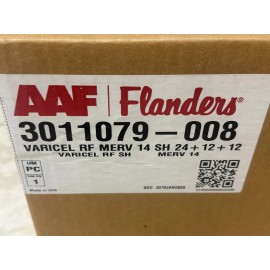 Flanders AAF Flanders 3011087-008 VariCel RF SH Merv 14 Air Filter 24"x12"x12.