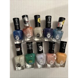 Sally Hansen Miracle Gel Nail Polish Step One Mixed-Lot Of 10