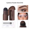 Sello De Cejas, Eyebrow Stencil stamp Kit, Polvo para Cejas