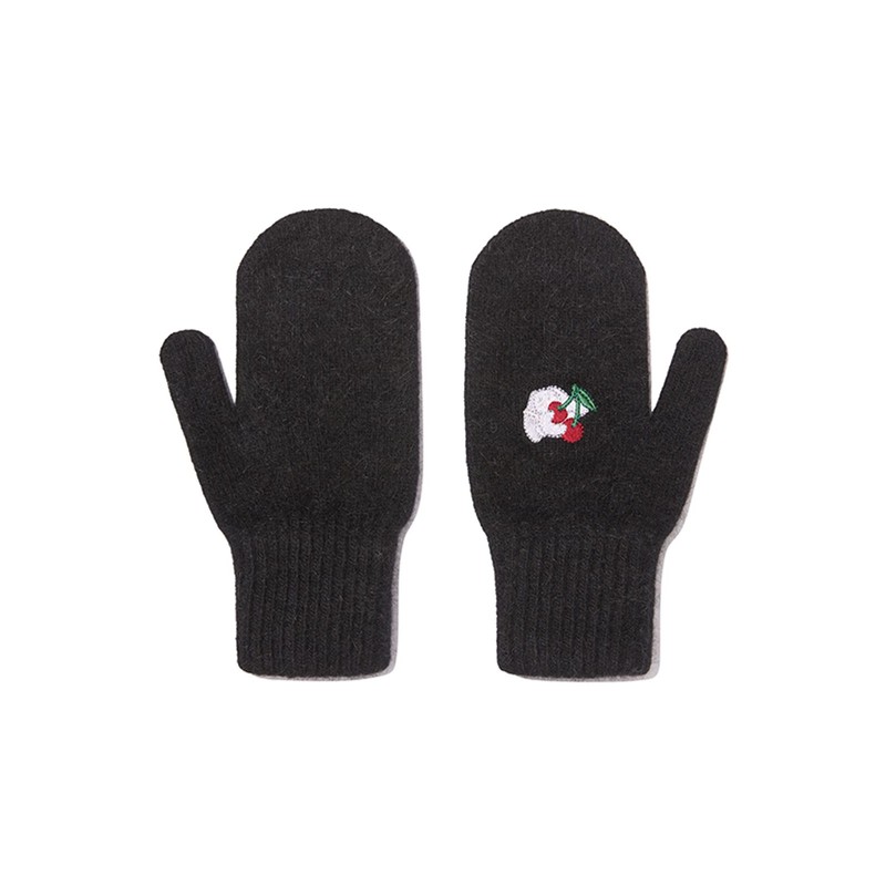 Kirsh Kirsh X Pitu Knit Hand-Made Gloves [Black]