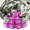 10 PC D6 dice 16mm Acrylic Dice Set for RPG