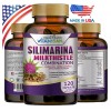 Organic vitamin Milk Thistle Silimarina 120 Capsules Made in USA