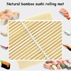 Wtpncil Bamboo Sushi Rolling Mat, Sushi Roller, Sushi Maker, Sushi