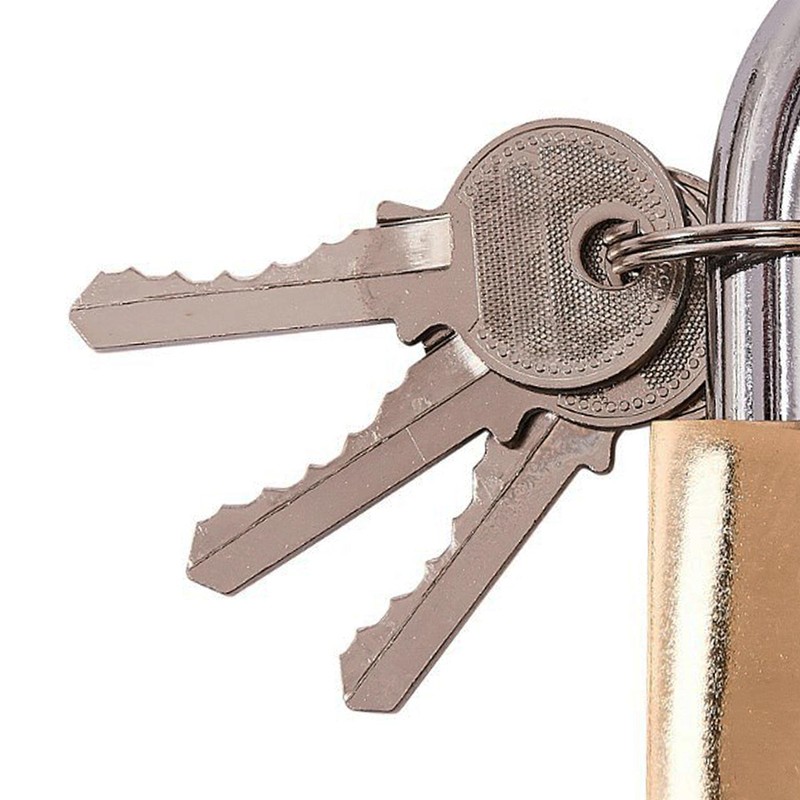 Dapetz ® Brass 60mm Padlock Mini Small Luggage Travel Holiday