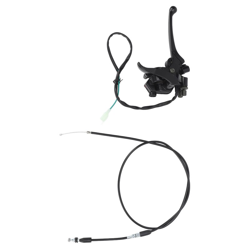 Thumb Throttle Cable with Dual Brake Lever Assy 22mm Aluminium