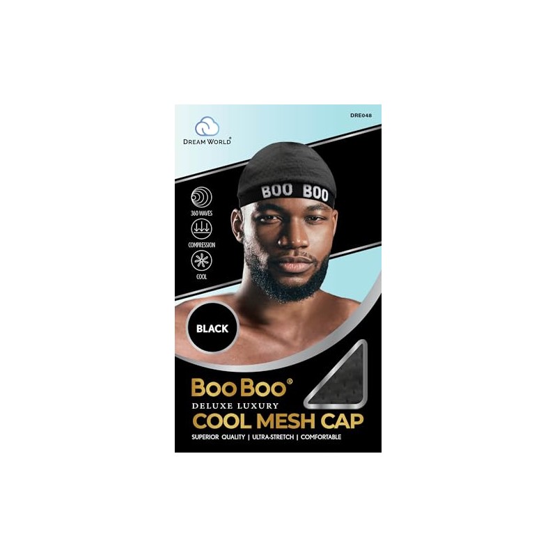 Dream World Boo Boo Cool Mesh Cap Black