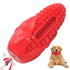 FBRAND Dog Chew Toys for Aggressive Chewers, Squeaky Dog Chew Toys 100% Natural Rubber, Beef Flavored Toys for Medium Large Dogs Thicken Durable Pet Dog Gifts Teeth Cleaning and Gum Massage