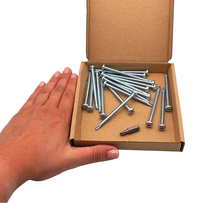 SKIR'CO (Pack of 20) Self Drilling Screws 4.8 x 70