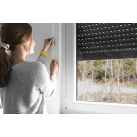 Schellenberg 31101 Window Shutter Belt 23 mm Wide System Maxi 12 M, White, 36103