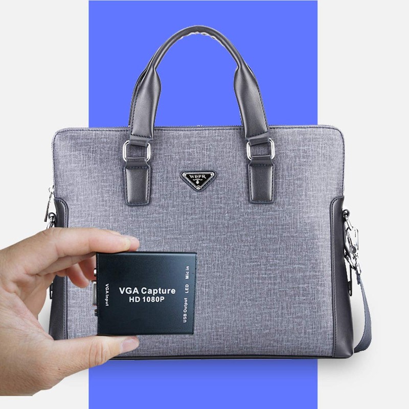 VGA Capture Card, VGA to USB Capture Device with Mic