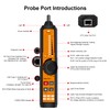 Rechargeable Digital Tone Cable Tester, WANLUTECH Tone Generator with Probe
